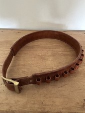 Handmade Leather Cartrige Belt - Cowboy Western Style Belt - 45 Colt/44Mag