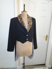 Mens Cabaret sequin tailcoat Medium size chest 42-43 inches theatre show   black