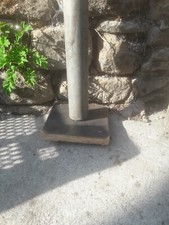 Scaffolding Pole FOOT PADS. 4no.pack used  6" x 6" x 1/8" 