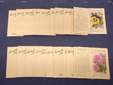 Wix Kensitas Silk Flowers 1st Series ( Small Plain )(Complete Your Set ) V Good