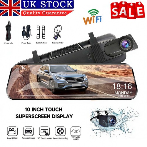 Car dash camera - 10'',