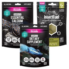 ARCADIA EARTH PRO REPTILE LIZARD INSECT WORM FEED VITAMIN MINERAL CALCIUM POWDER