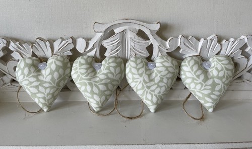 Handmade hanging hearts - 4,