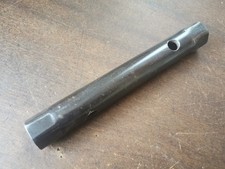 Vintage Apollo box spanner, 7/16w X 3/8w, 7 1/2" long. 