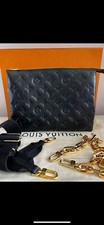 LV Coussin PM Black Leather Bag 