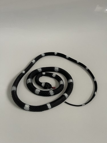 Kids black toy snake - black, size