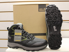 Jack Wolfskin Waterproof Hiking Boots Downhill Texapore Mid Black UK 10.5 EU 45