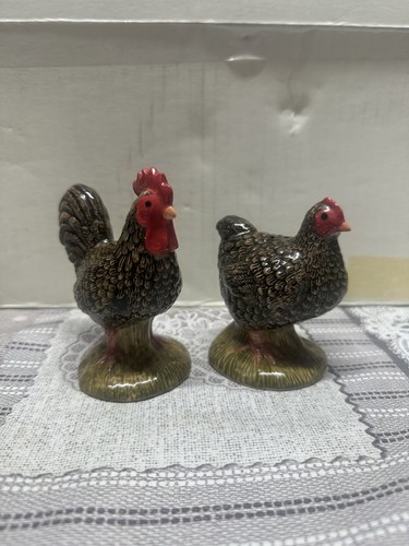 Quail ceramics cockerel and - quail,