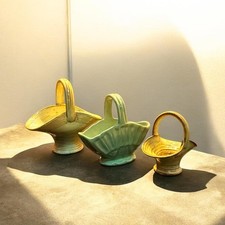 Set of 3 hand thrown posey