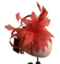 Women Flower Feather Hair Hat