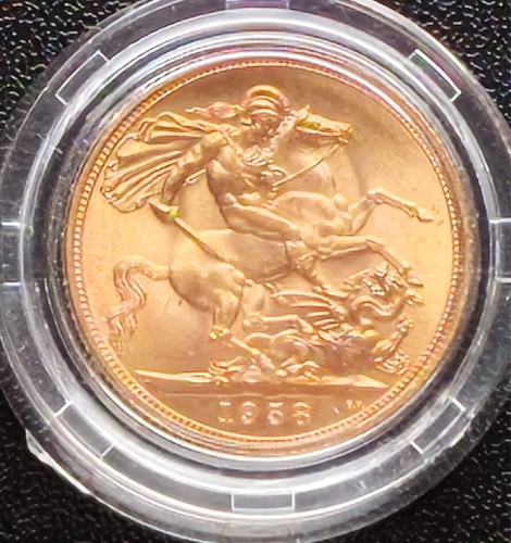 1958 queen elizabeth gold - elizabeth, ii