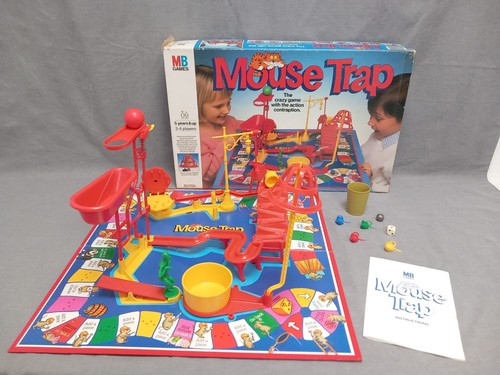 Vintage mouse trap board game - trap,