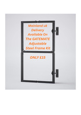 Gatemate adjustable steel gate - gatemate,