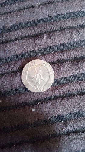 Rare gibraltar pence coin - gibraltar, 20