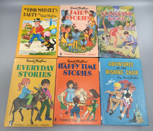 Vtg enid blyton - x6, blyton's