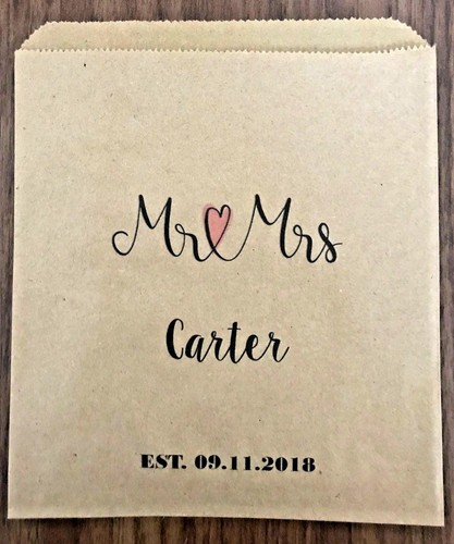 Personalised wedding sweet - wedding,