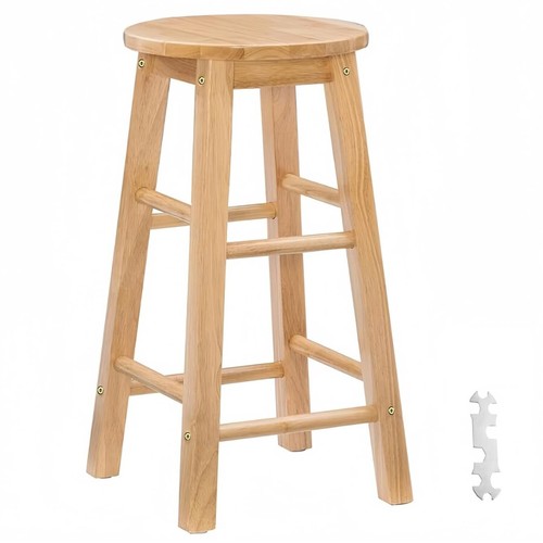 Wooden bar stools kitchen - wooden,