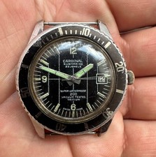 VINTAGE  C1968 CARDINAL SUBMARINE TV CULT WATCH 'THE CHAMPIONS'  Needs repair