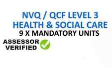 NVQ QCF diploma level 3 health