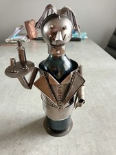 WINE BOTTLE HOLDER / SLEEVE BUTLER BARMAN RETRO VINTAGE DECORATIVE