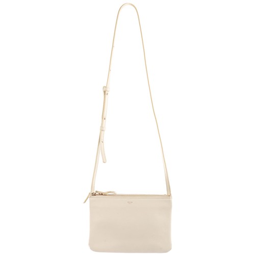 Celine white trio leather - celine,