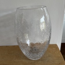Large crackle glass - glass, clear