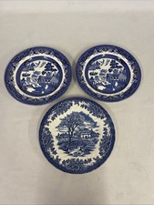 2 x Churchill Blue & White