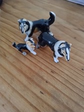 Set of Three Collie Dog