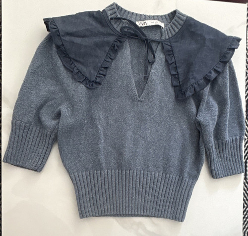 Zara women blue knit - women’s,