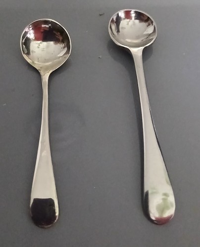 Antique mustard spoons - 2, x