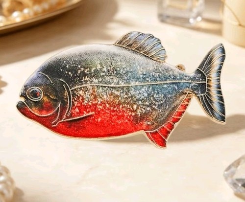 Realistic red bellied piranha - red-bellied,