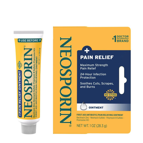 Neosporin pain relief - +,