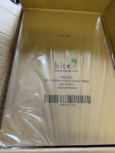 Kite clear polythene bags 300 - polythene,