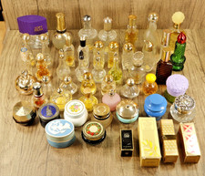 Approx 50x Avon Empty Perfume Bottles / Cream Jars Various Fragrances / Styles