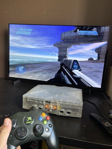 Original xbox crystal 120gb - crystal,
