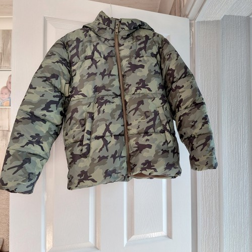 Boys camouflage design puffer - camouflage,