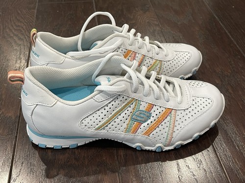Skechers bikers women white - skechers,