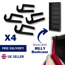4PCS IKEA BILLY Bookcase Hook