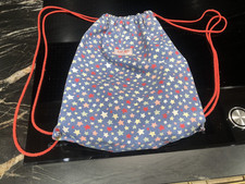 Cath Kidston ‘kids’ STARS Drawstring Bag, Lined.