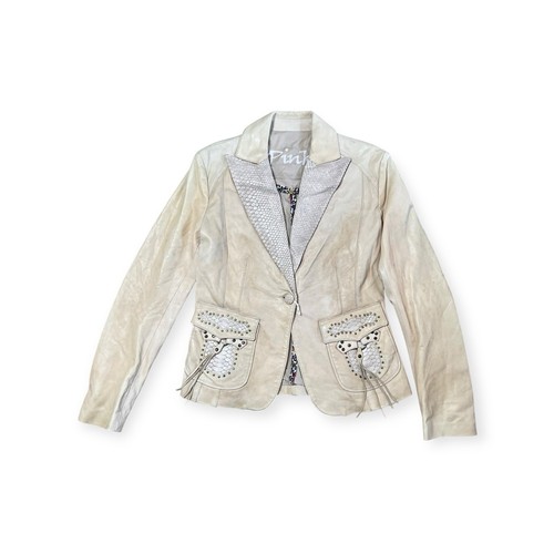 Vintage pinko leather jacket - pinko,