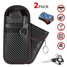2X Car Key Signal Blocker Faraday Pouch Case Fob Bag RFID Security Blocking