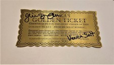 Golden Ticket Signed By Veruca