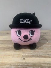 CASDON HUGGABLE PINK HETTY - HENRY THE HOOVER VACUUM CLEANER - PLUSH SOFT TOY 6”