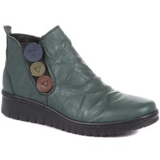 Pavers Leather Ankle Boots