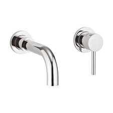 Crosswater Fusion Wall Mounted 2 Hole Basin Mixer Set - NEW - RRP. £145