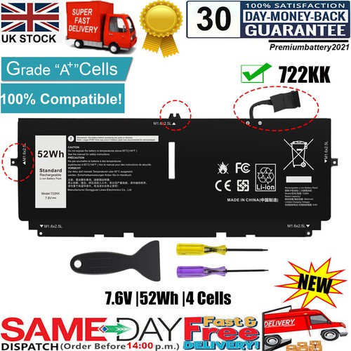 52wh for dell - 52wh,
