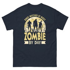 Binge Watcher by Night Zombie by Day Streaming Movies Men's Classic Tee