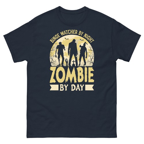 Binge watcher night zombie - watcher,