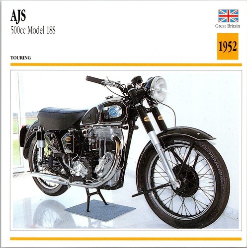 Ajs 500cc model 18s tour - model,