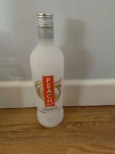 Peach Schnapps Frosted glass Bottle - Collectable - Craft